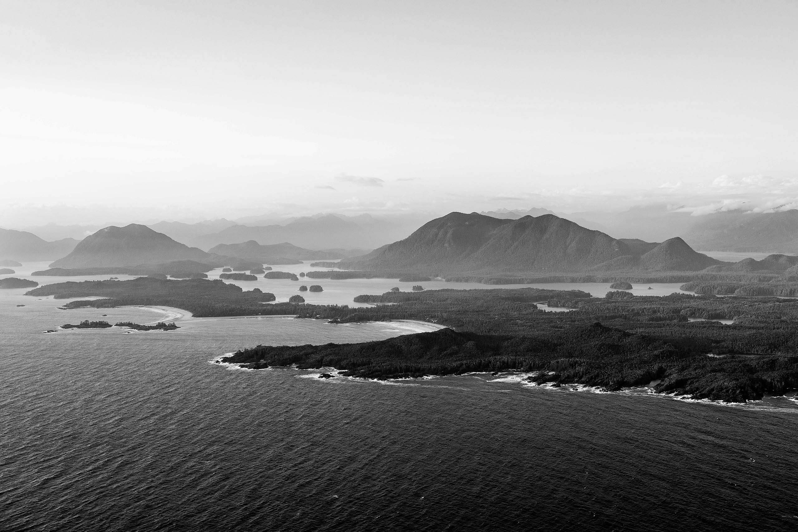 Landscape photo of Clayaquot sound