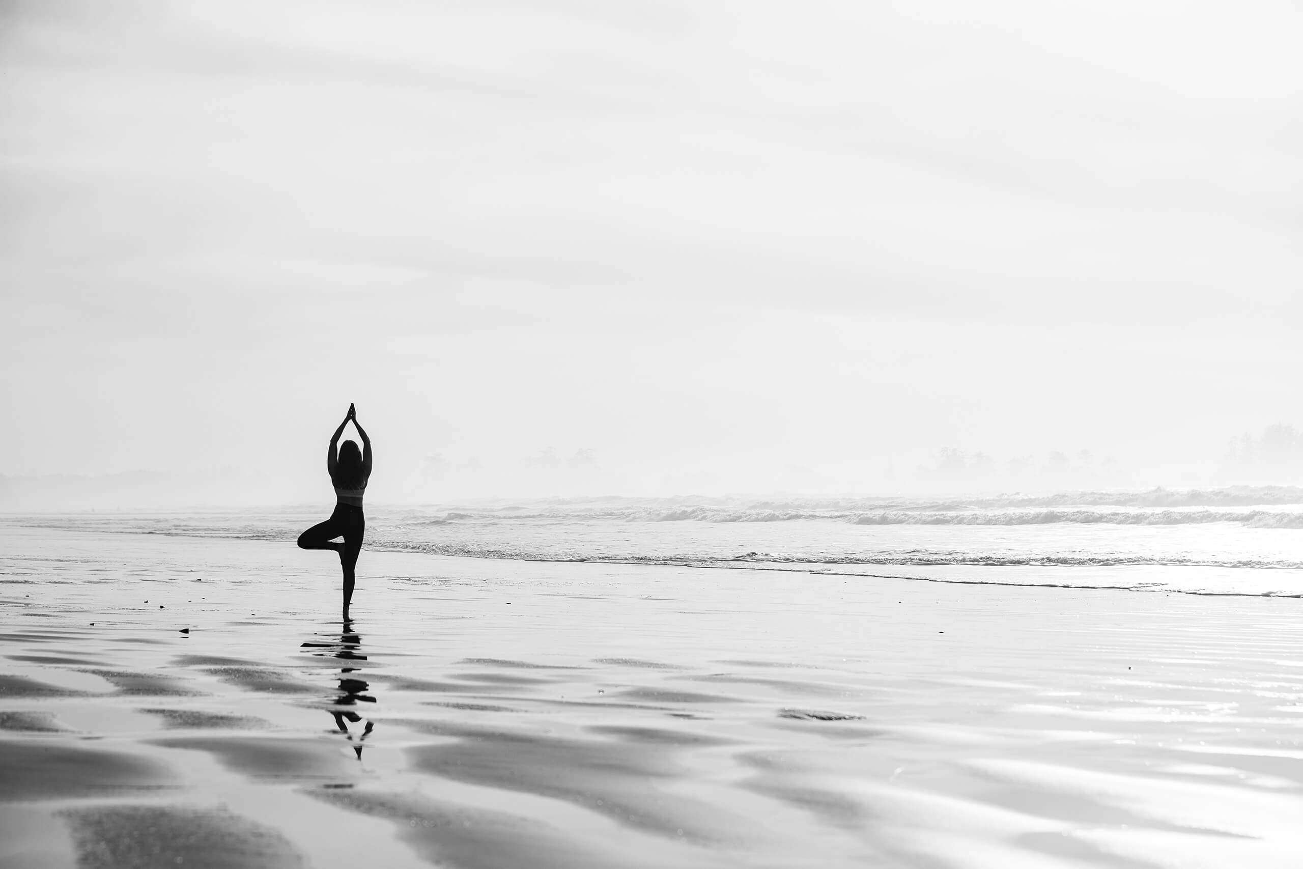 Tofino Breath and Meditation meditating by the ocean